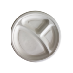 Ecoware 12″ 4 Compartment Round Plates 25pcs